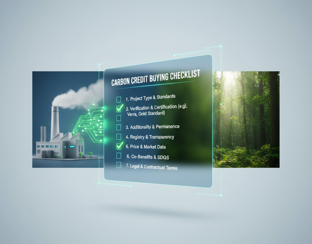 Carbon Credit Buying Checklist