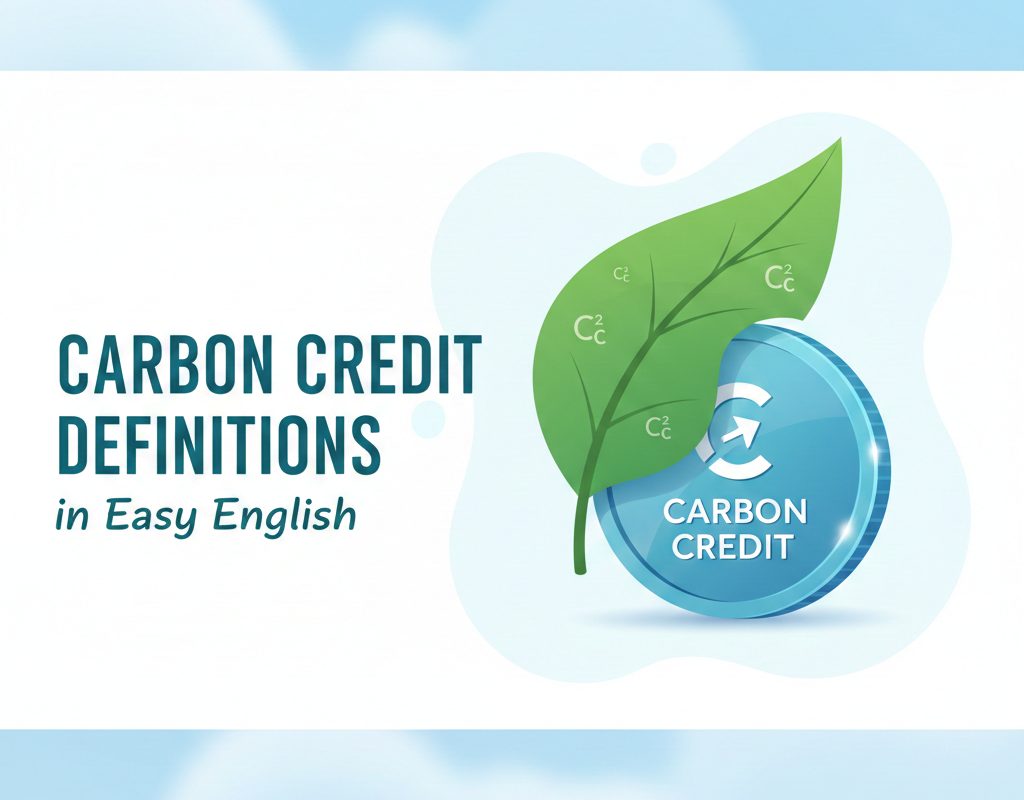 Carbon Credit Definitions in Easy English