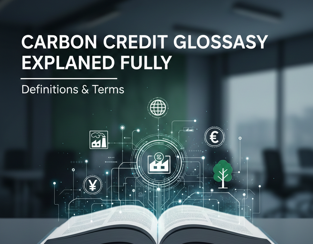 Ultimate Carbon Credit Glossary – Terms & Definitions