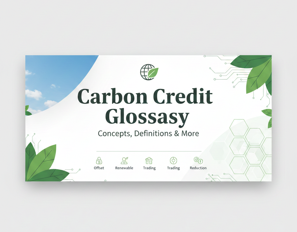 Comprehensive Carbon Credit Terminology