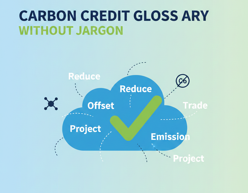 Carbon Credit Glossary Without Jargon