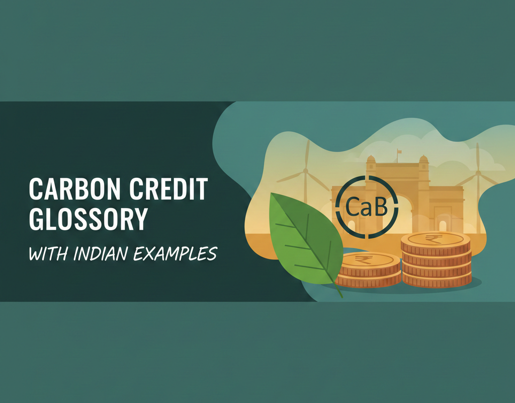 Comprehensive Carbon Credit Glossary in India