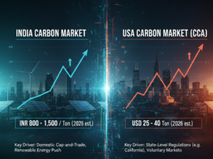 Carbon Credit Price India vs USA