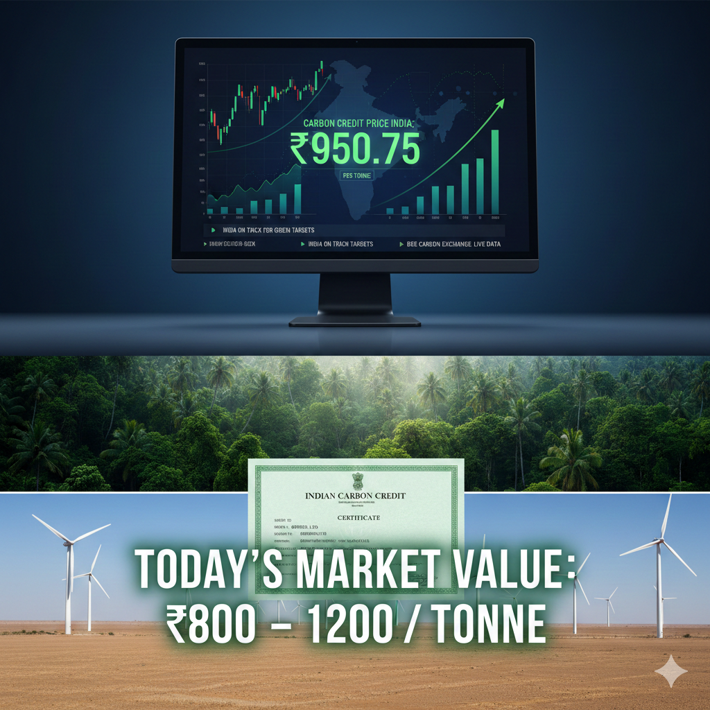 Carbon Credit Price Today in India 2026