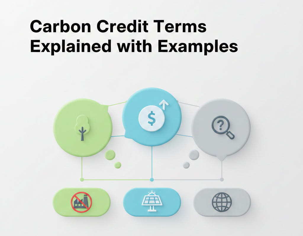 Carbon Credit Terms Explained with Examples