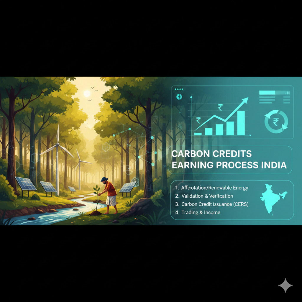 Carbon Credits Earning Process in India