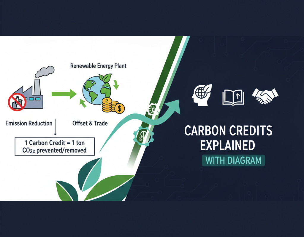 Carbon Credits Explained with Diagram