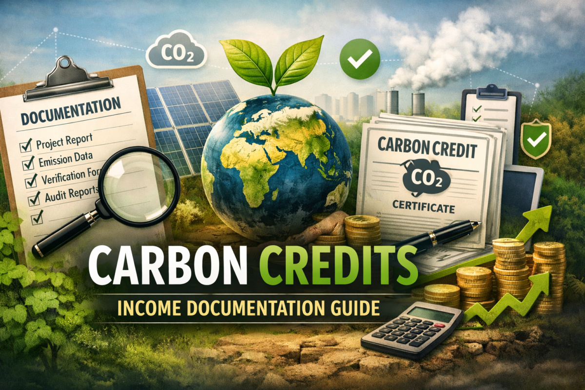 Carbon Credits Income Documentation Guide