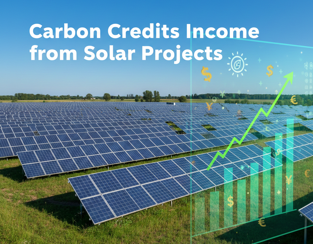 Carbon Credits Income from Solar Projects in India