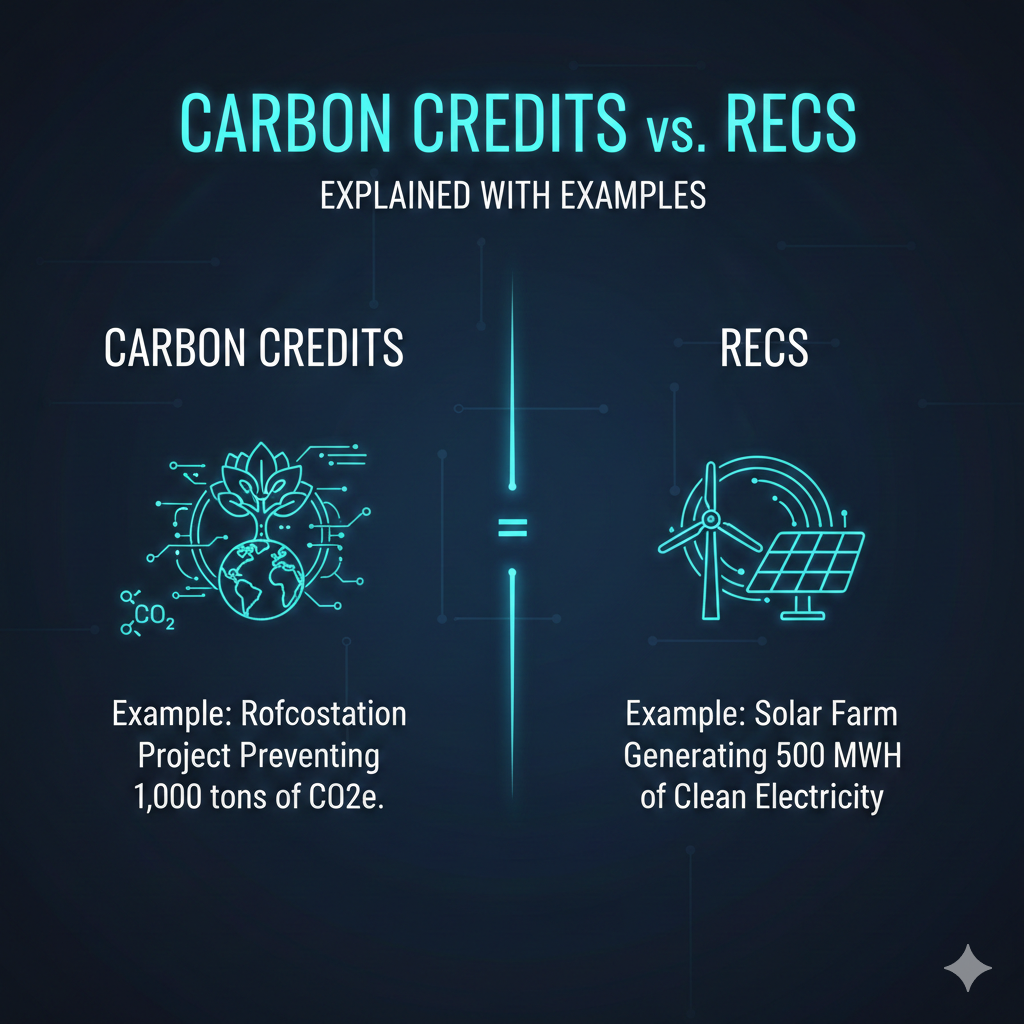 Real-World Examples of Carbon Credits and RECs