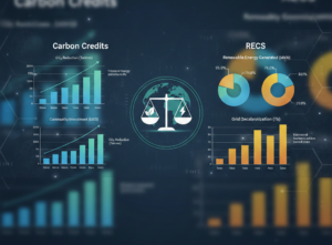 Charts & Graphs of Carbon Credits vs RECs