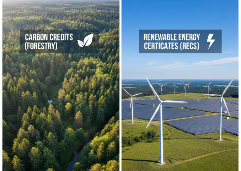 Forestry Project Example of Carbon Credits vs RECs