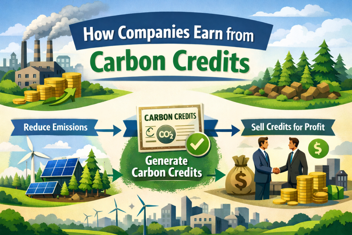 How Companies Earn from Carbon Credits