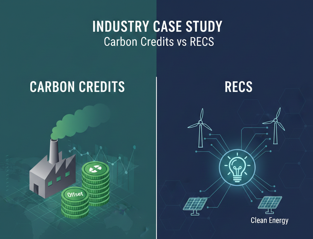 Carbon Credits vs RECs: Industry Case Study