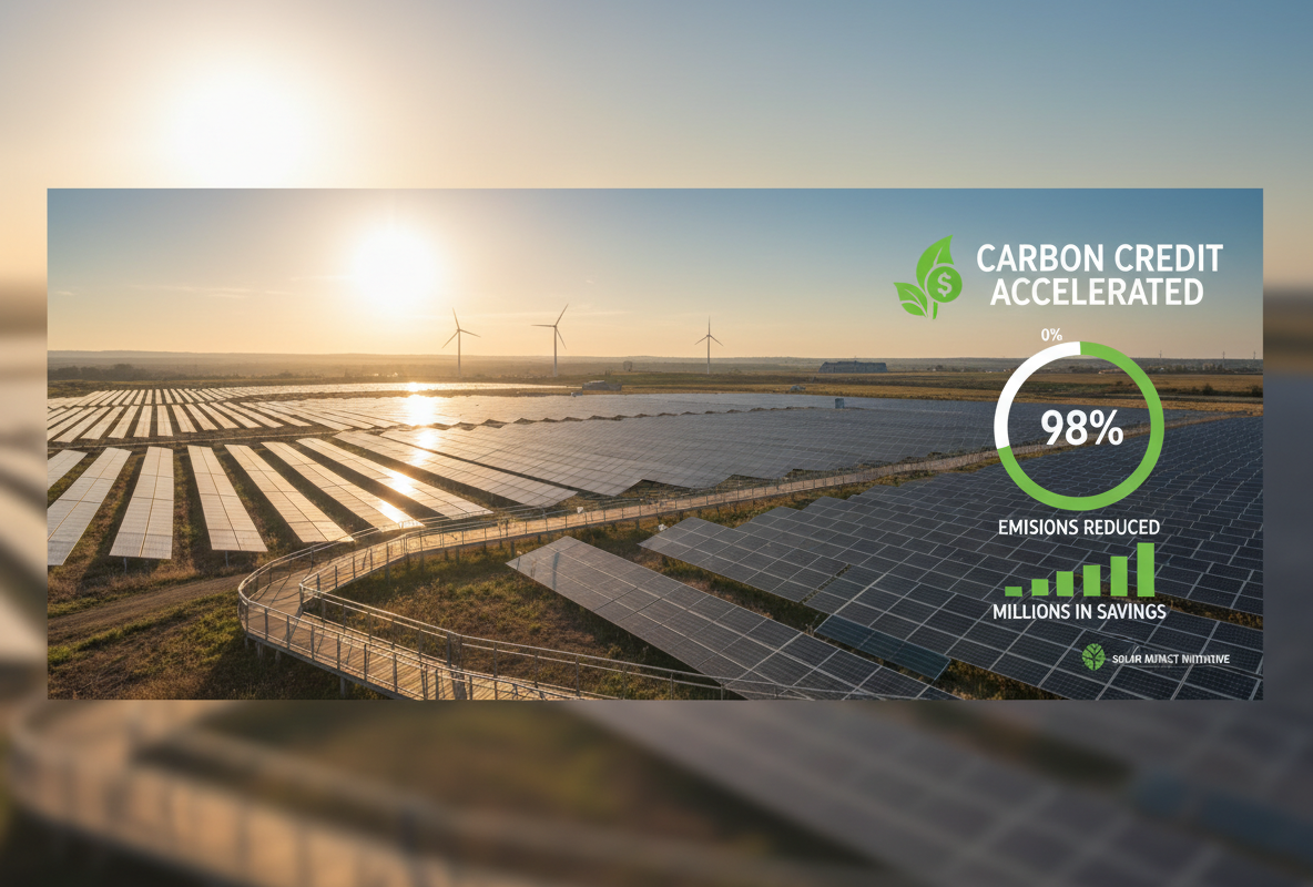 Carbon Credit Generation Through Solar Parks