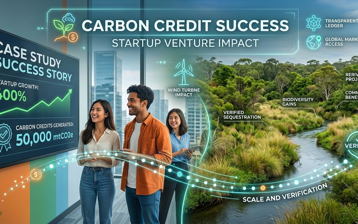 Carbon Credit Startup Success in India